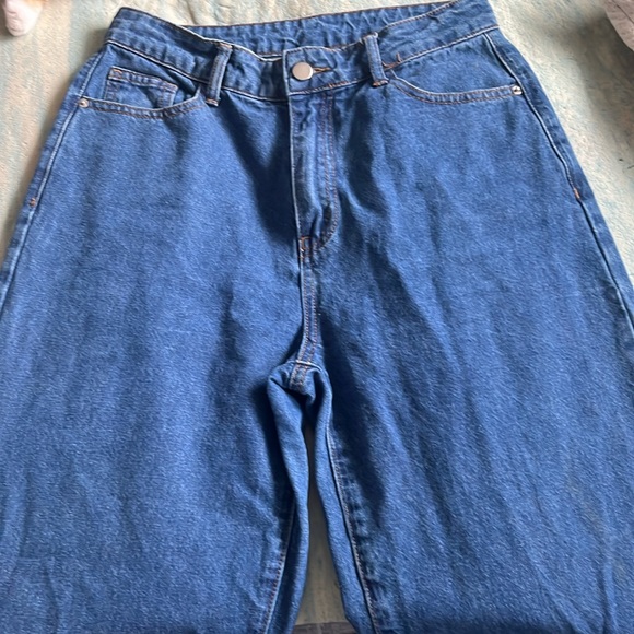 Cider Wide Leg Jeans with design in size M or 27. - Picture 1 of 4